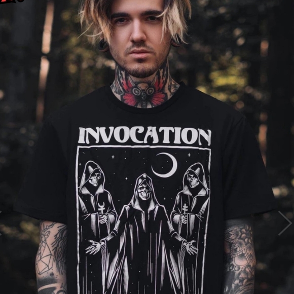 NWT!🕷 Killstar - Invocation Long-Sleeve Top Black - Picture 2 of 5